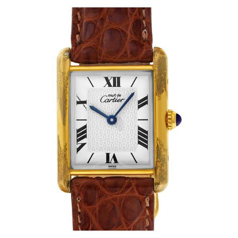 cartier tank watch waterproof|certified pre owned cartier watches.